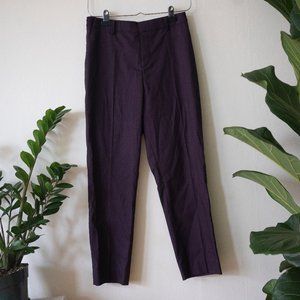 Uniqlo purple highwater slacks